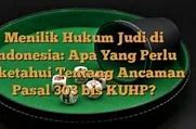 Larangan Judi Kuhp